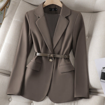 Dam Blazer i Modern Stil, Högkvalitativt Tyg, Perfekt för Arbete och Fritid – Finns i S, M, L, XL 9