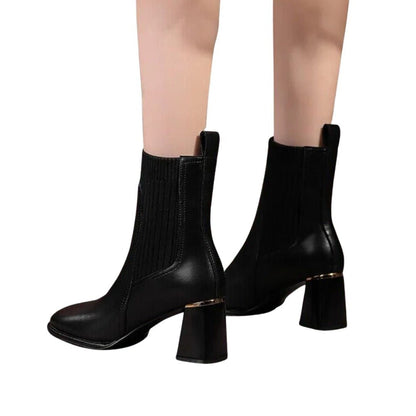 Variant image for Dam Läderstövlar Elegant Hållbar Ergonomisk Design-2