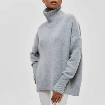 Variant image for Stickad Dam Tröja Turtleneck Minimalistisk Design Mjuk Kvalitet-16