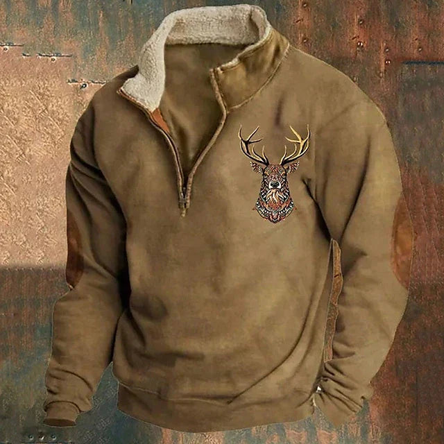 Variant image for Herr Tröja Termisk Zip Andningsbart Material Funktionell Design-1