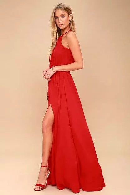 Variant image for Maxi Klänning Dam Boho Stil Lång Polyester-25