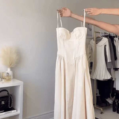 Damklänning Korsettstil Polyester Bomull Elegant 12