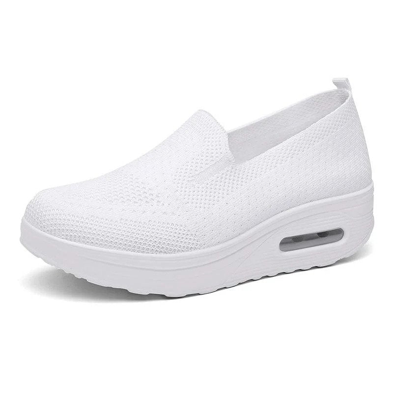 Variant image for Kvinnors Sneakers Sportig Design Ventilerande Textil med Tjock Sula-8