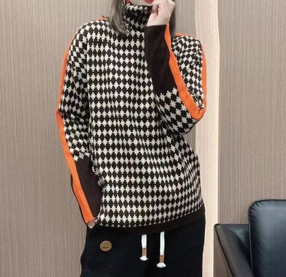 Dam Tröja Modern Design Andningsbart Material-3