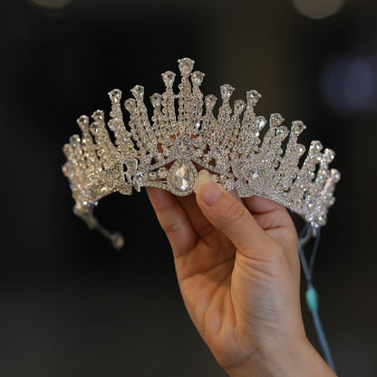 Kvinnors Hårkrona Med Strass Legering Elegant Design-3