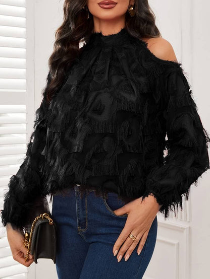 Kvinnors Skjorta Avslappnad 100% Bomull-3