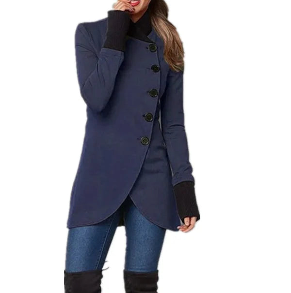 Damjacka Sluttande Design Lätt Material för Vår och Höst-6
