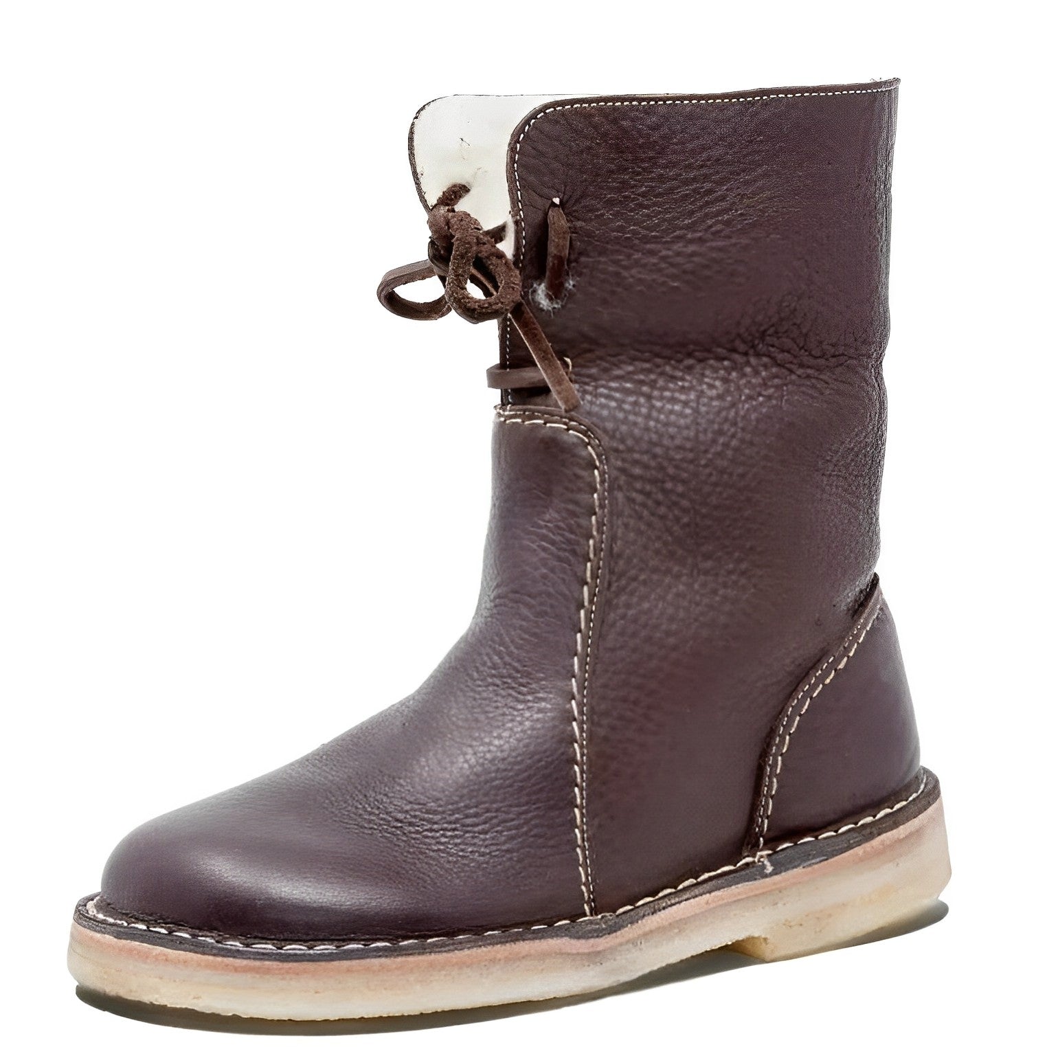 Variant image for Dam Stövlar Retro Design PU med Hög Kvalitet och Komfort-28