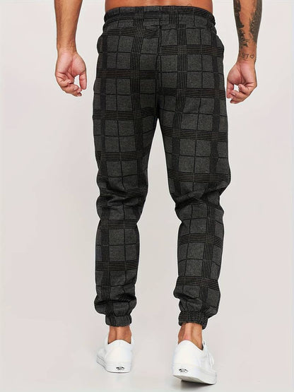 Variant image for Dam Sweatpants Rutigt Designad i Mjuk Bomull-11