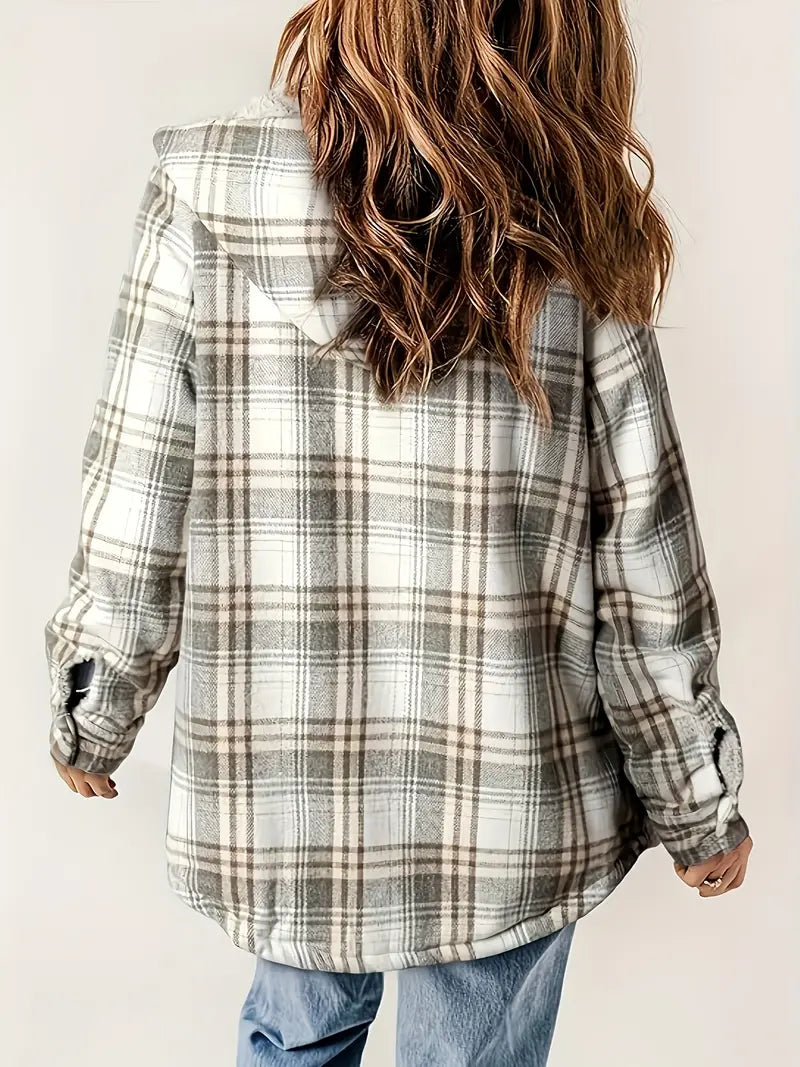 Lång Vinterrock Dam Tidlös Design Högkvalitativ Polyester och Bomull-4