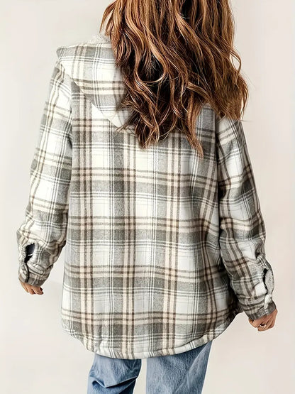 Lång Vinterrock Dam Tidlös Design Högkvalitativ Polyester och Bomull-4