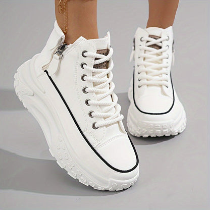 Variant image for Dam Sneakers Ankelhöga Plattform Textil Casual-9