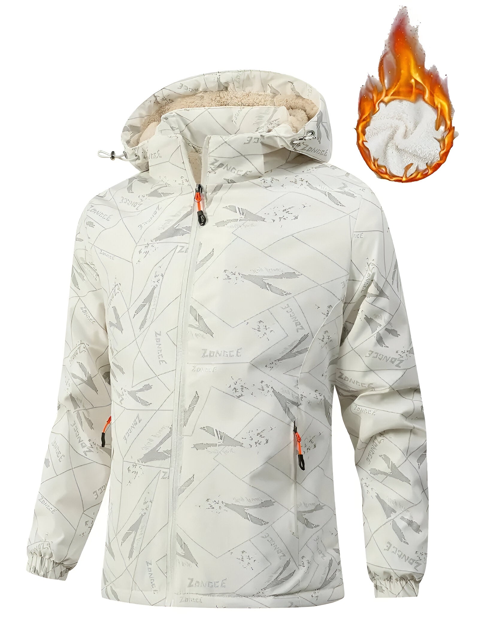 Variant image for Herren Utomhusjacka Vattentät Fleecefodrad Polyester-8