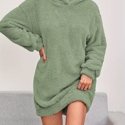 Variant image for Dam Klänningströja Plysch Elegant och Bekväm-6