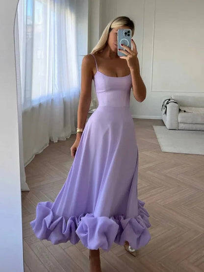 Variant image for Fina Dam Klänningar Slitlös Tidlös Design Högkvalitativt Material-16