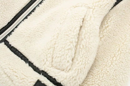Damjacka Teddy Fleece Modern Design För Kvinnor-4