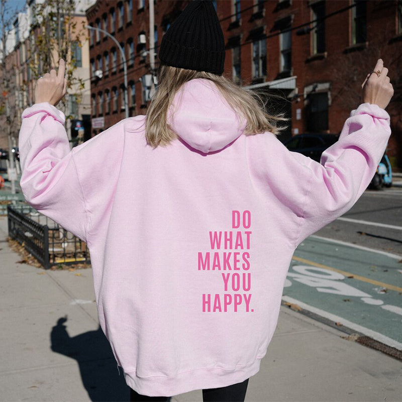 Dam Hoodie Lätt och Bekväm 100% Bomull-4