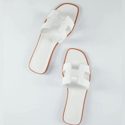 Variant image for Kvinnors Sandaler Bekväm Läder Slip-On Design-11