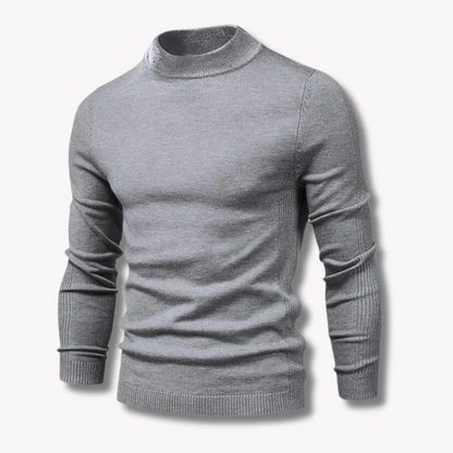 Variant image for Herren Turtleneck Tröja Ull Monokrom Smal Passform-1