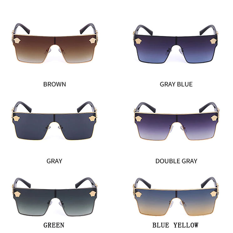 Unisex Solglasögon Sköld Aluminium UV400-5