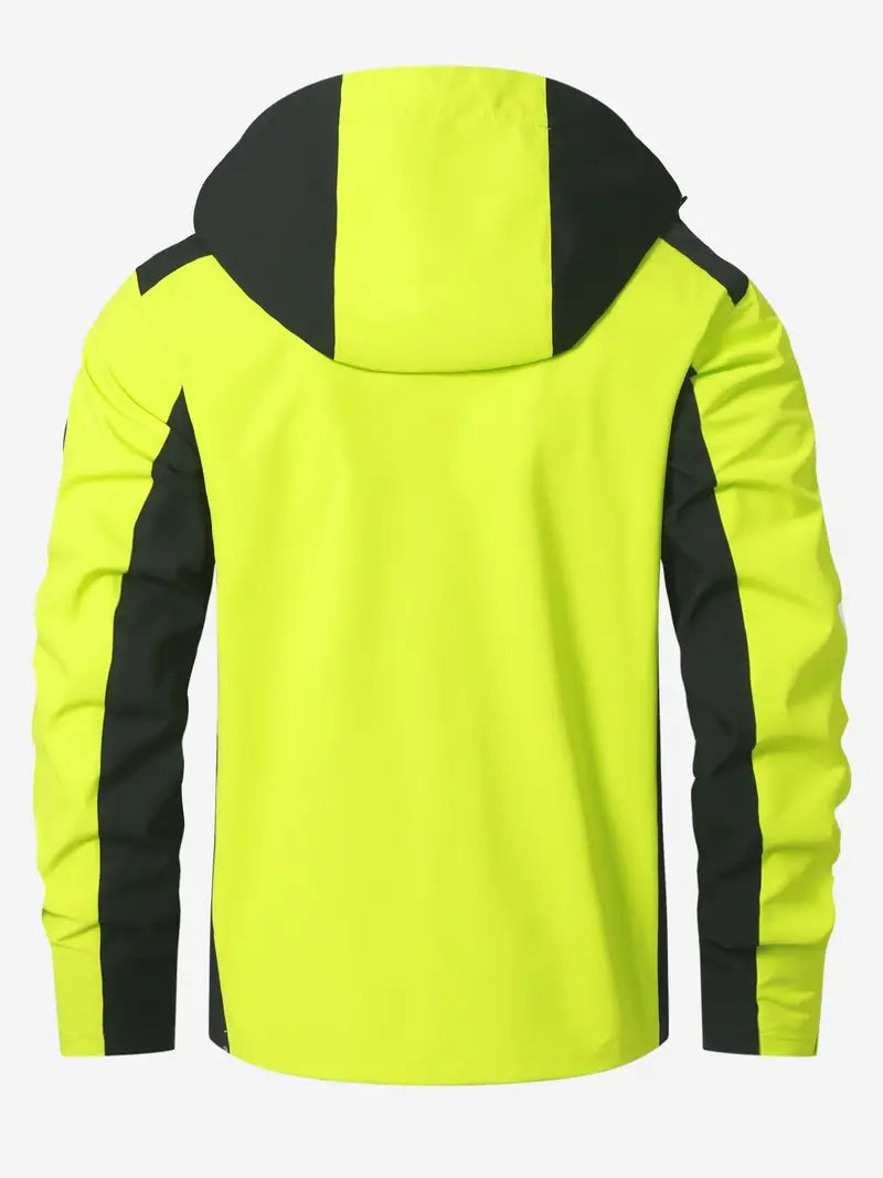 Herr Vattentät Utomhusjacka Sportig Polyester-4