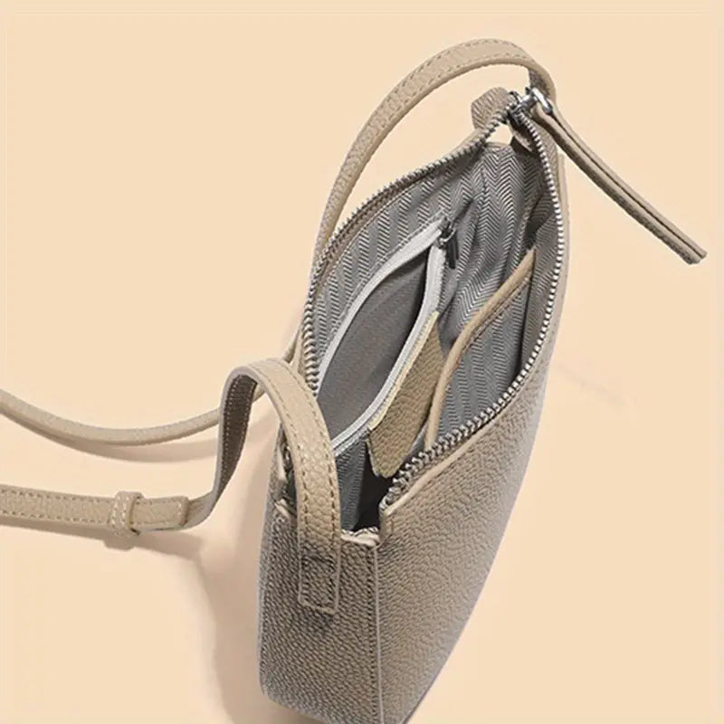 Damväska Kompakt Läder Elegant Accessoar 3