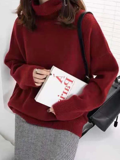 Kvinnors Turtleneck Tröja i 100% Cashmere – Elegant Normal Passform för Vardags och Formella Tillfällen 11