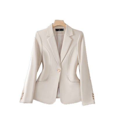 Dam Blazer Slim Fit 3D-Mönster Polyester-2
