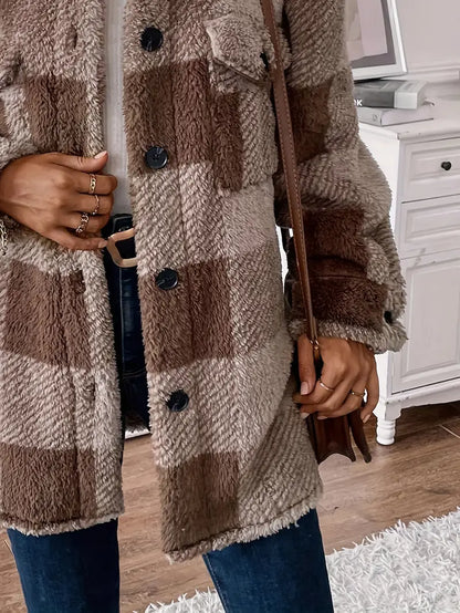 Dam Kappa Långärmad Sammet Öppen Snitt Mjuk Komfort-4