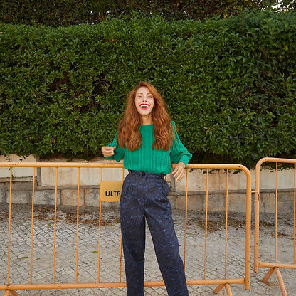 Snygga Byxor Dam Spiral Tie Dye Vintage 100% Bomull 2