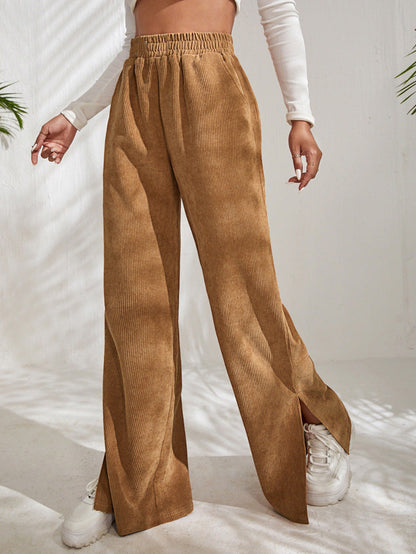Högmidjade Dam Shorts Med Veckade Detaljer I 100% Bomull-3