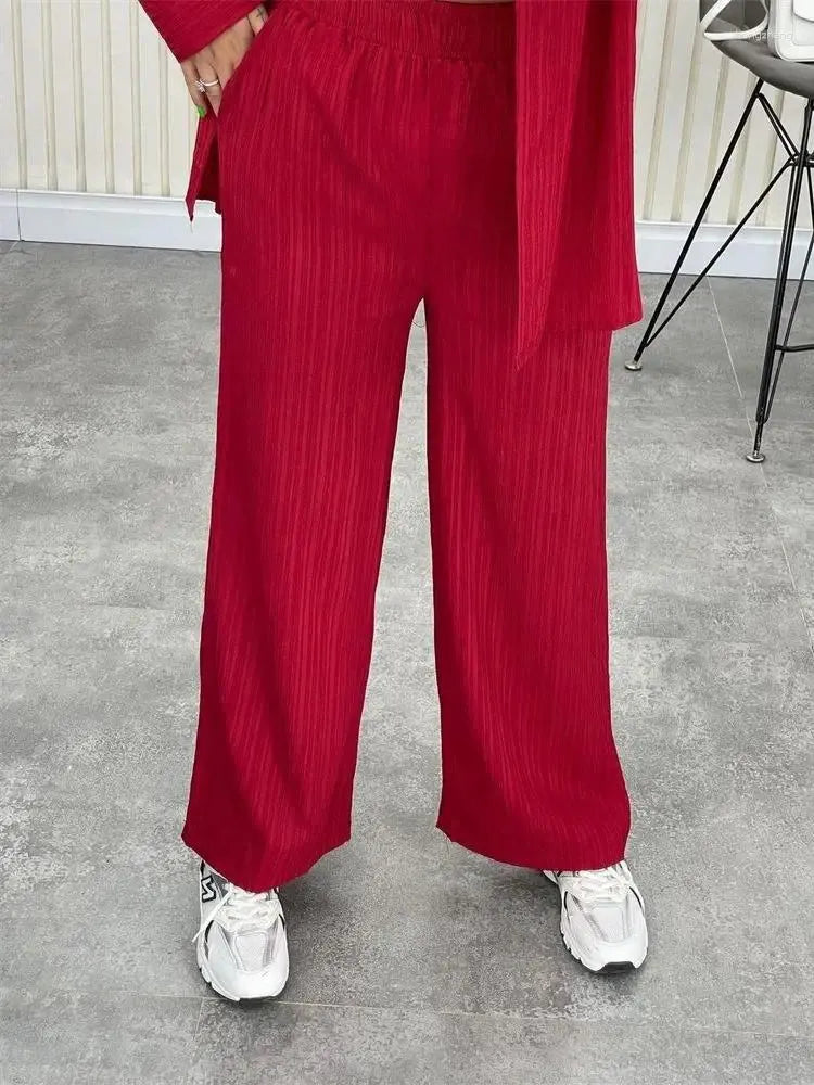 Variant image for Dam Set med Skjorta och Byxor Elegant Chiffong-17