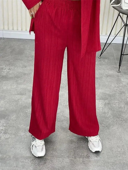 Variant image for Dam Set med Skjorta och Byxor Elegant Chiffong-17