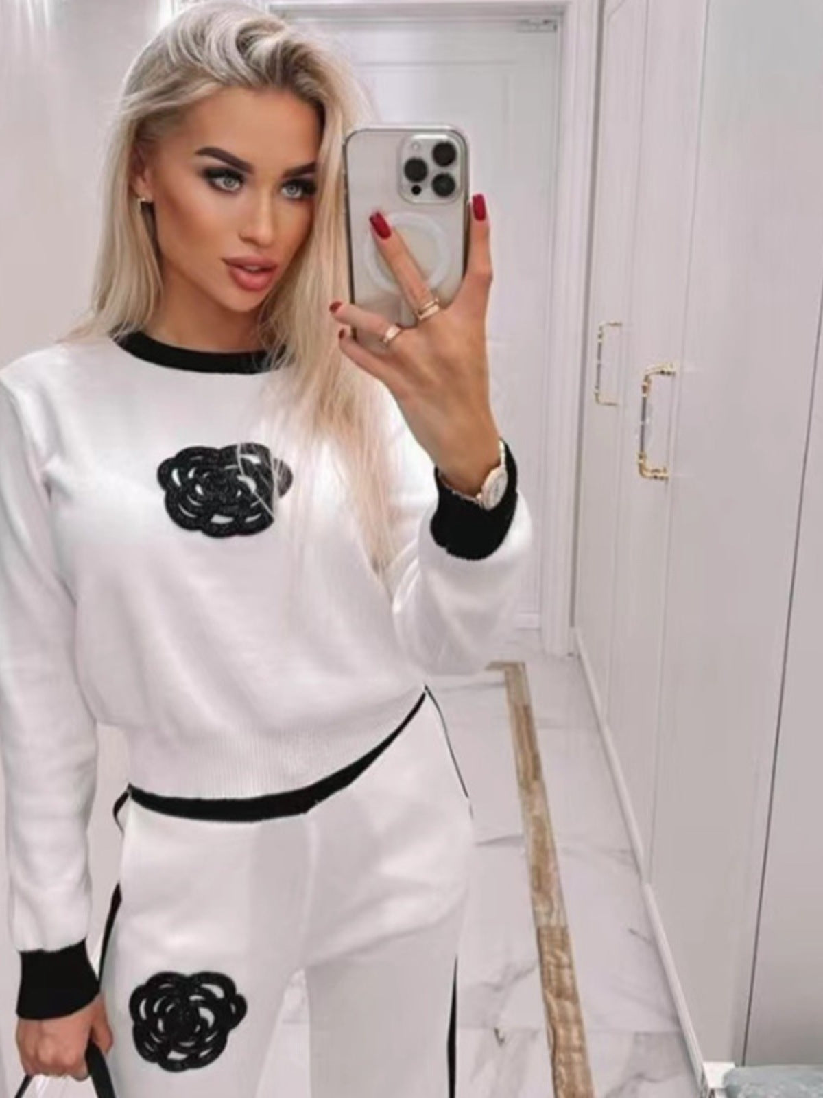 Kvinnors Klänning Prinsessärmar Spandex-4