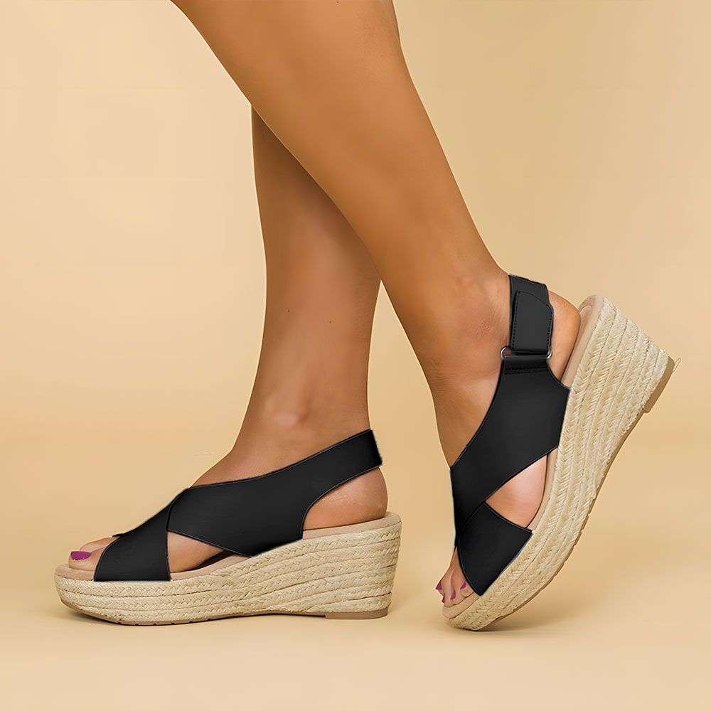 Herr Sandaler Ortopediska Bekväma PU-läder Ergonomisk Design-2
