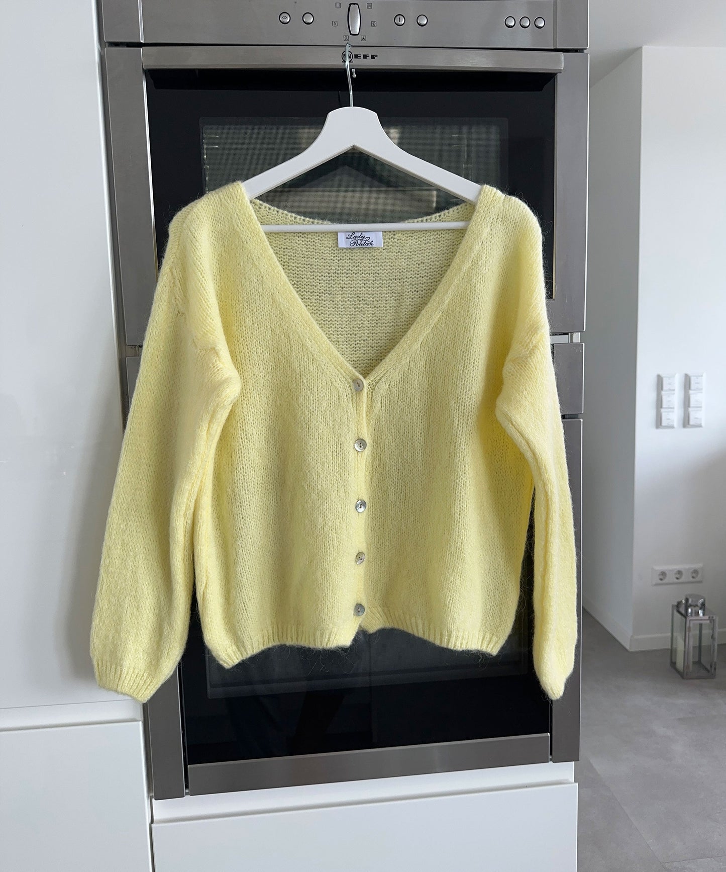 Stickad Dam Tröja Fast Kvalitet 100% Akryl-3