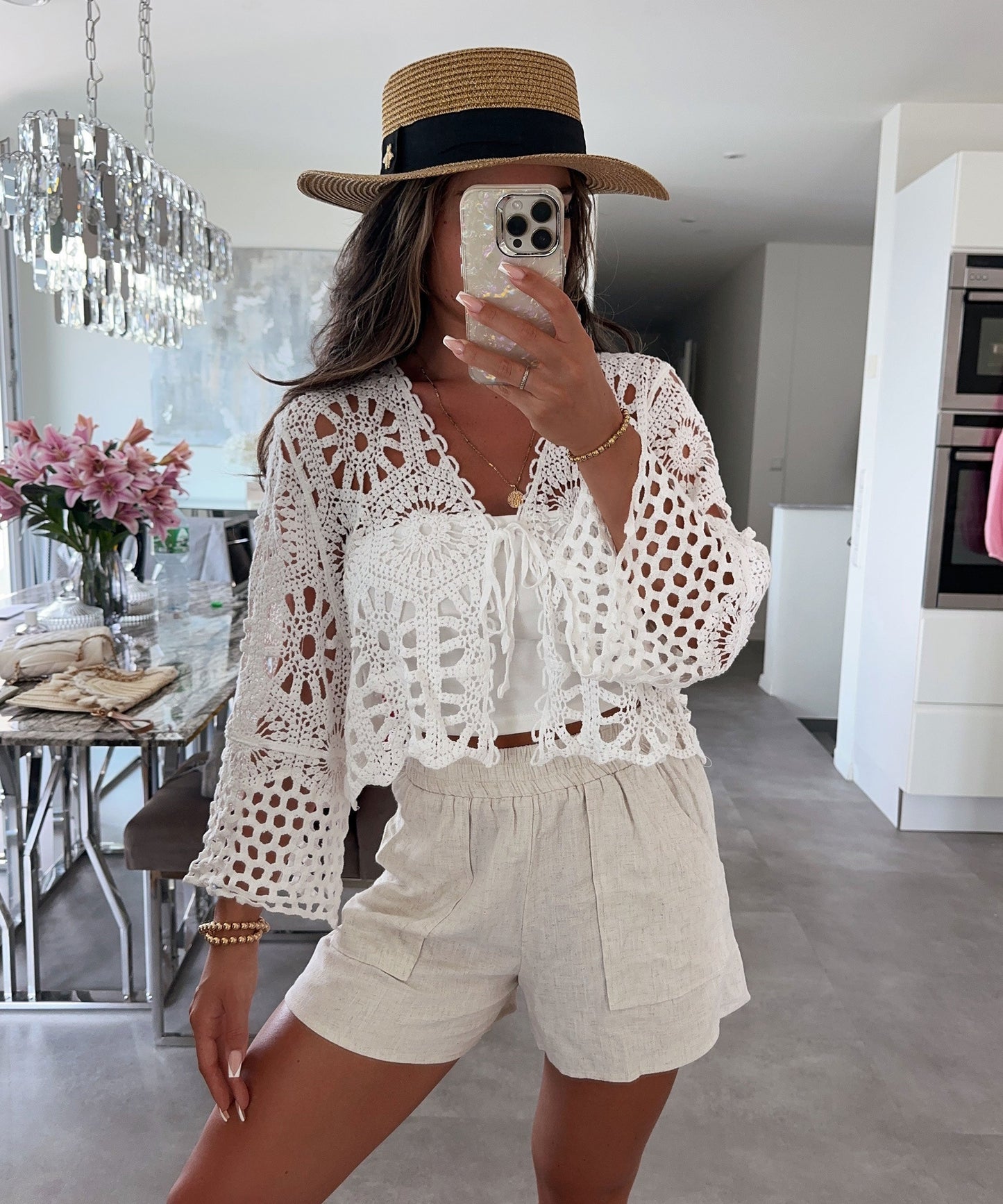 Damjacka 100% Bomull Avslappnad Passform XS till XL-2