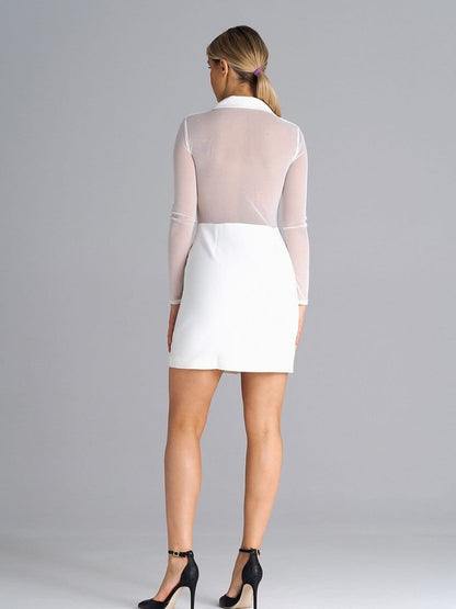 Fina Dam Klänningar Kraftärmar Nätmaterial Elegant Passform-3