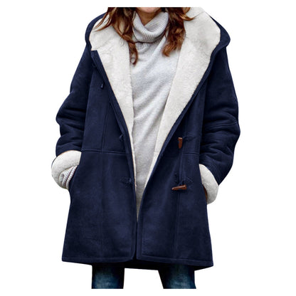 Variant image for Dam Fleecejacka med Huva Mjuk och Trendig Fleece-49