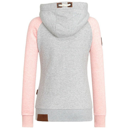 Kvinnors Hoodie Slim Fit Mjukt Andningsbart Tyg-3
