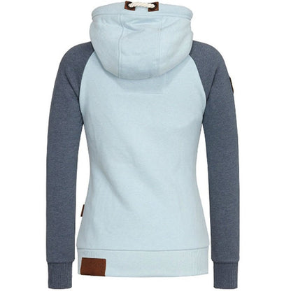 Kvinnors Hoodie Slim Fit Mjukt Andningsbart Tyg-4