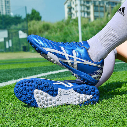Herrar Fotbollssandaler Icke-Halkande Läder Mikrofiber-2