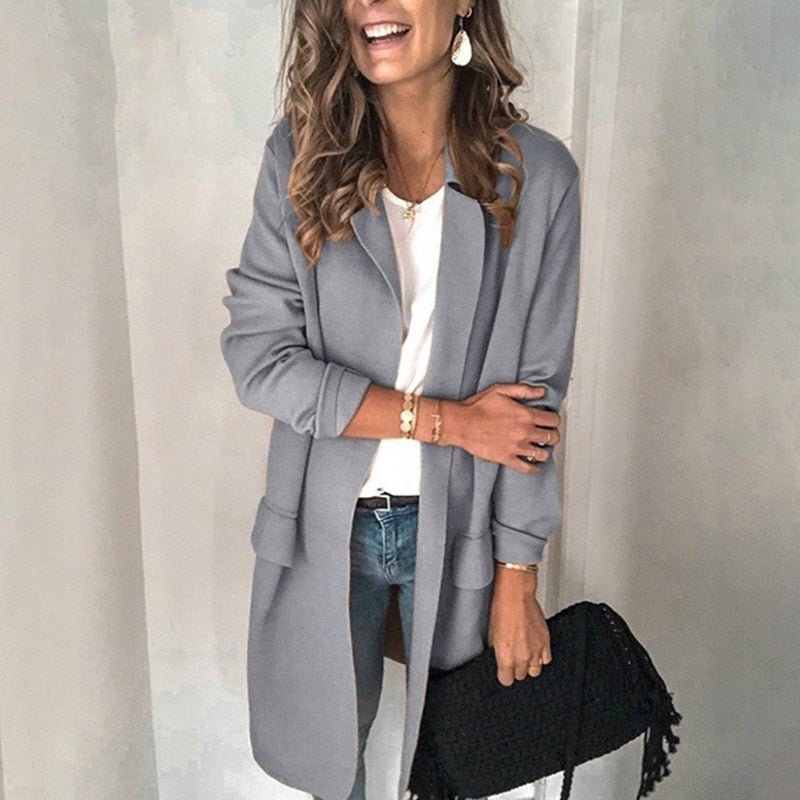 Lång Väst Dam i Lätt Bomull – Mångsidig och Bekväm Design för Sommaroutfits 10