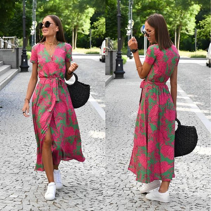 Fina Dam Klänningar Bekväm Zuachic Fit Högkvalitativt Tyg-6