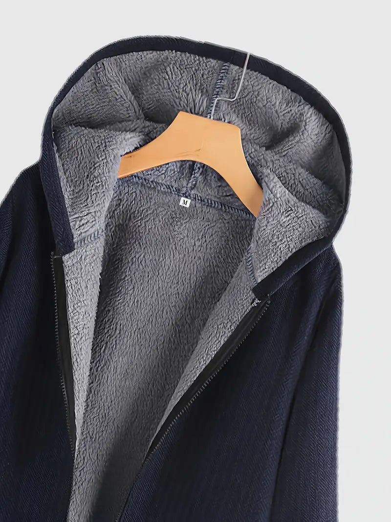 Damjacka Casual Fleece Med Dragkedja för Kvinnor 2
