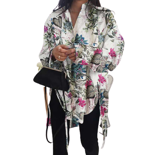 Lång Vinterjacka Dam Vattentålig Polyester med Praktiska Fickor – Elegant och Mångsidig Design för Kalla Dagar 17