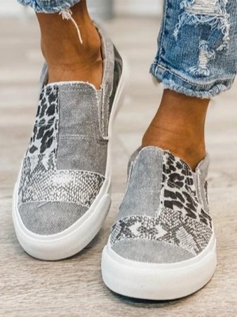 Damskor Loafers Trendig Högkvalitativt Tyg och Gummi 5