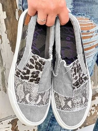Damskor Loafers Trendig Högkvalitativt Tyg och Gummi 6