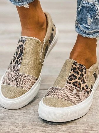 Damskor Loafers Trendig Högkvalitativt Tyg och Gummi 3