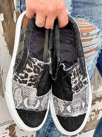 Damskor Loafers Trendig Högkvalitativt Tyg och Gummi 8